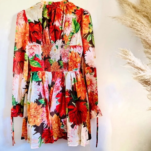 Touch of Elegance Floral Dress Size Small - Picture 5 of 9